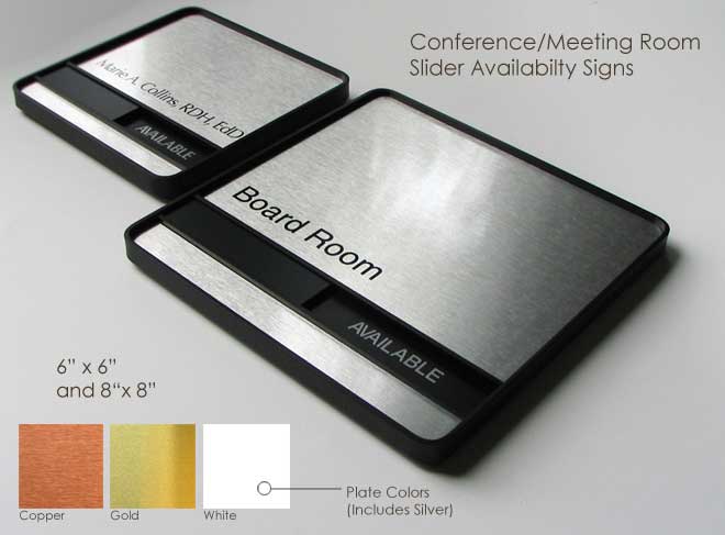 Executive Conference Room and Meeting Room Signs