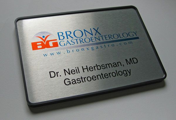 Full Color Nameplates at OfficeSignCompany.com