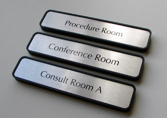 Custom Medical Signs - Procedure Room, Exam Room, Authorized Personnel Only
