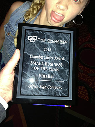 Office Sign Company of Fargo a Finalist as Small Business of the Year in Fargo-Moorhead